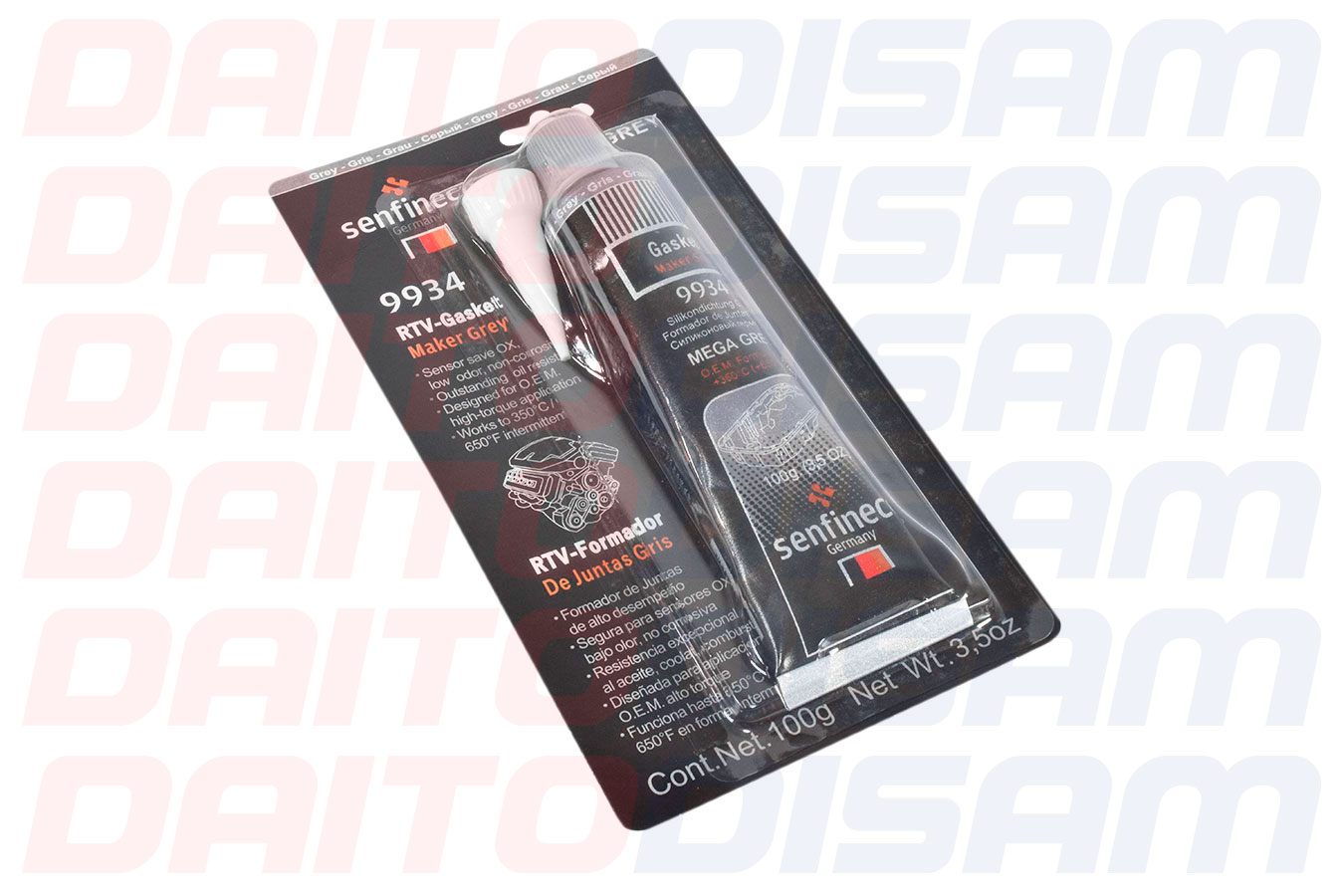SILICONA SENFINECO GRIS ULTRA 100 GRS.