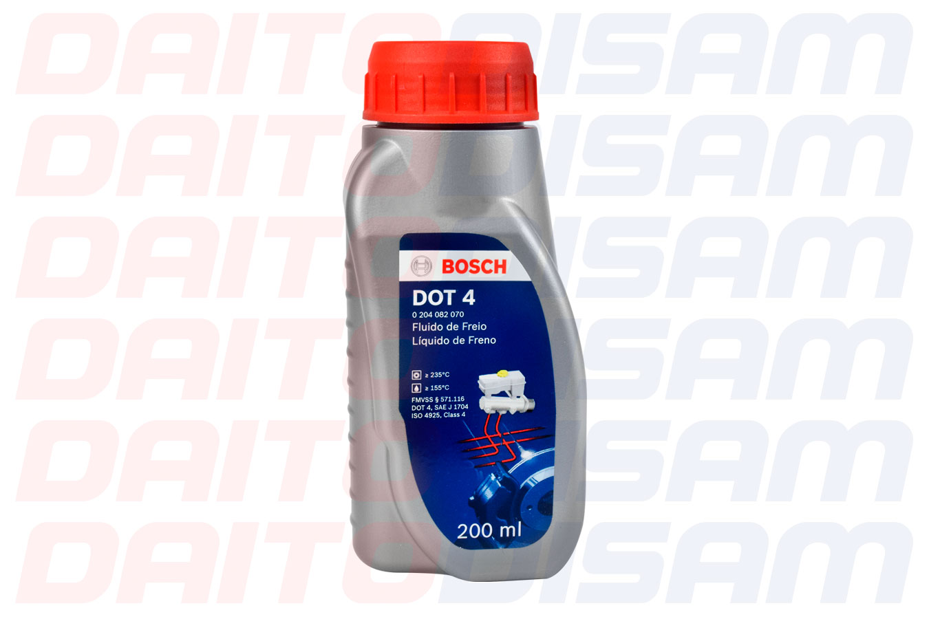 LIQUIDO FRENO BOSCH DOT-4 200 ML