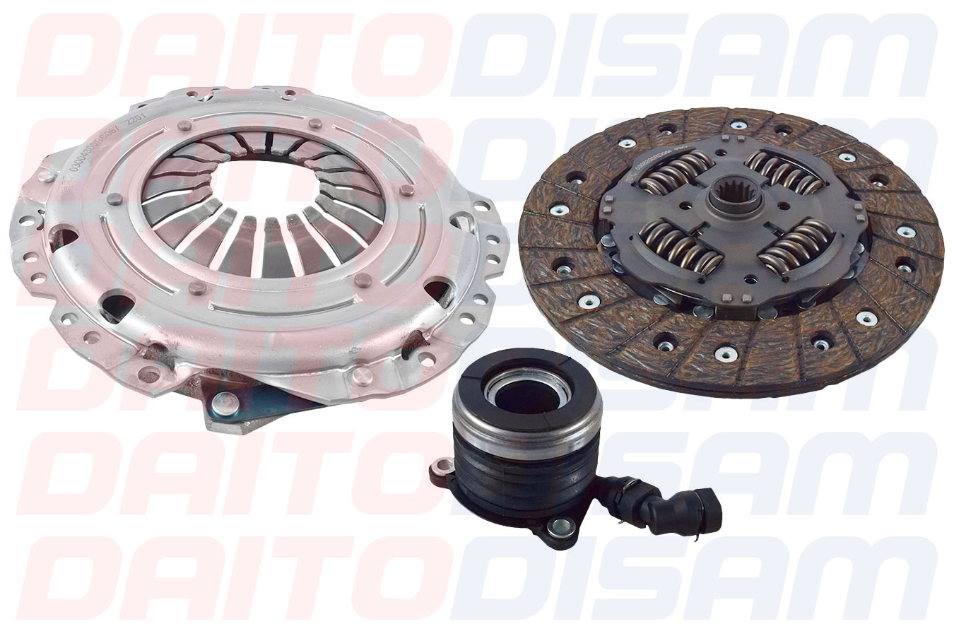 KIT EMBRAGUE CON RODAMIENTO 205 MM