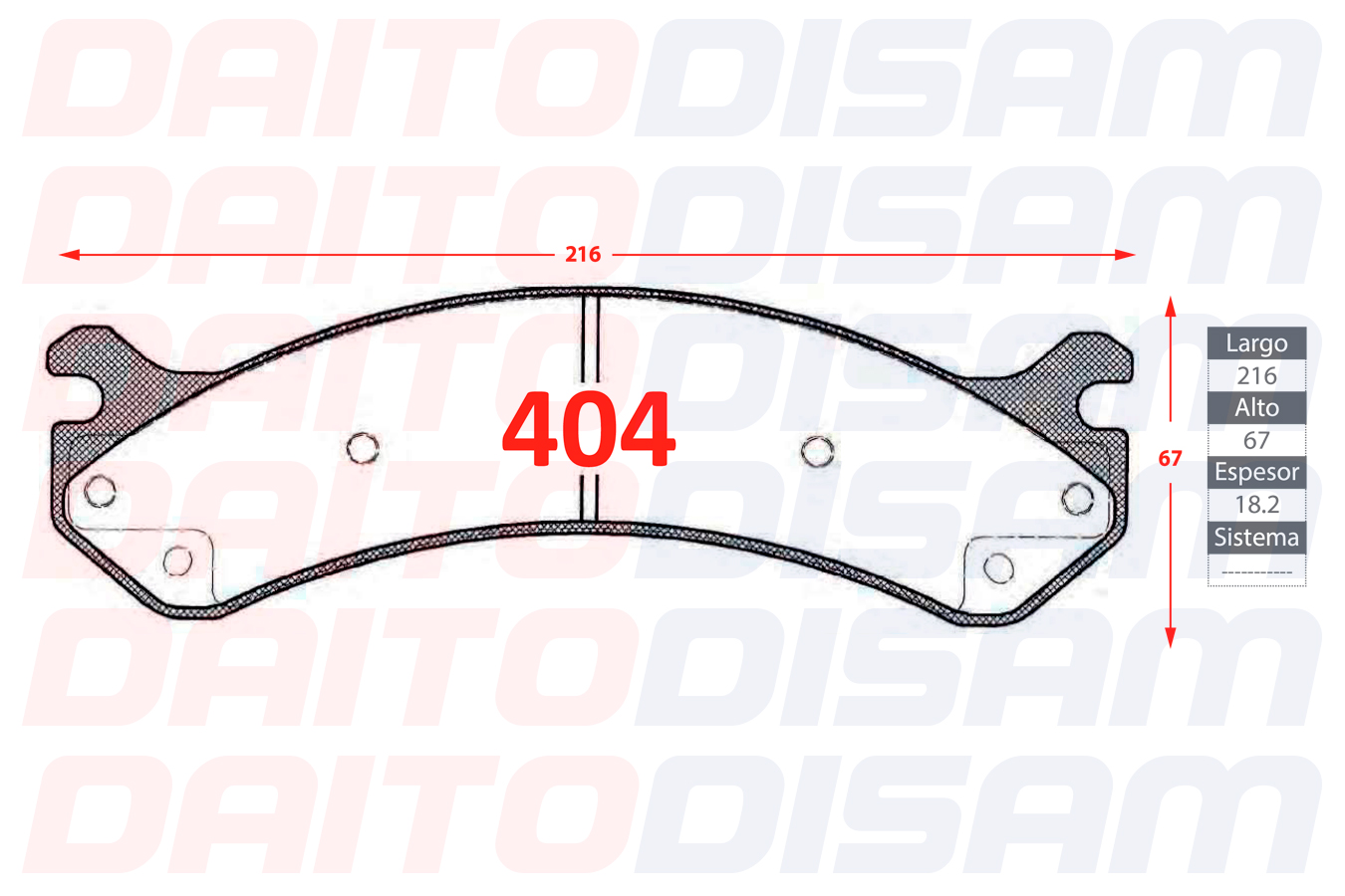 PASTILLAS FRENO DELANTERA (404)