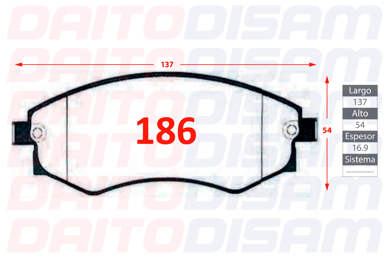 PASTILLAS FRENO DELANTERA (186)