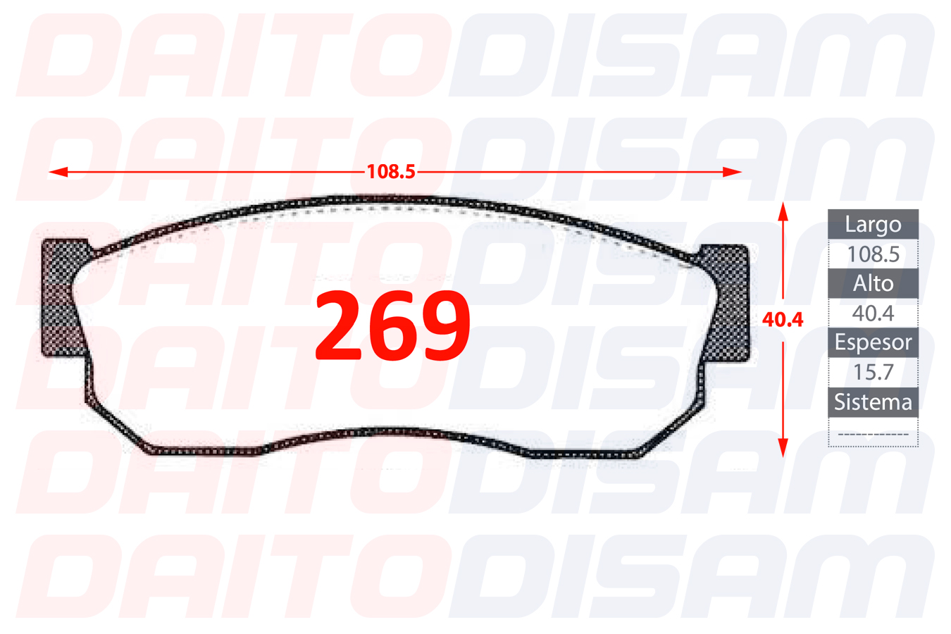 PASTILLAS FRENO DELANTERA (269)