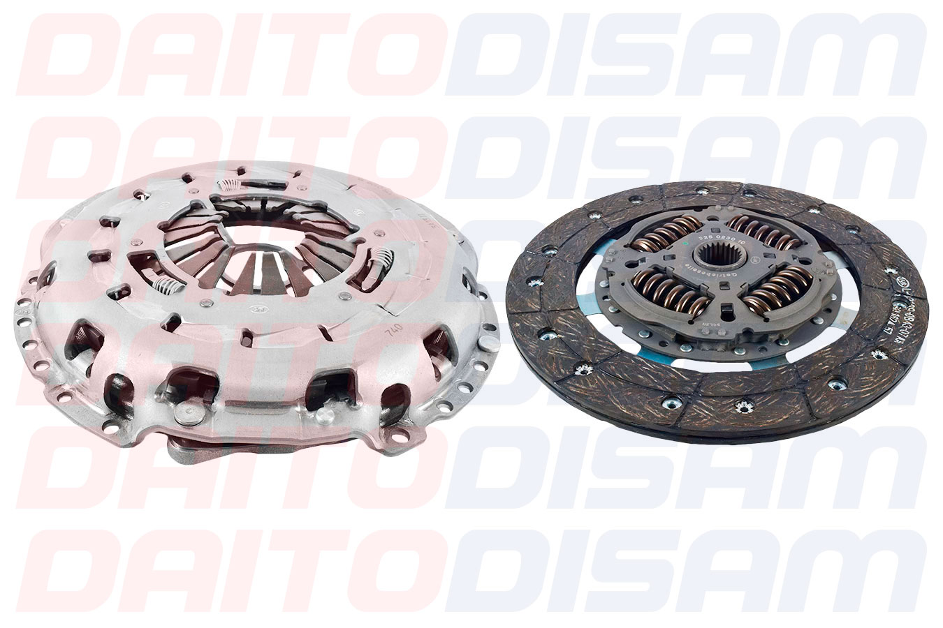 KIT EMBRAGUE SIN RODAMIENTO 250 MM