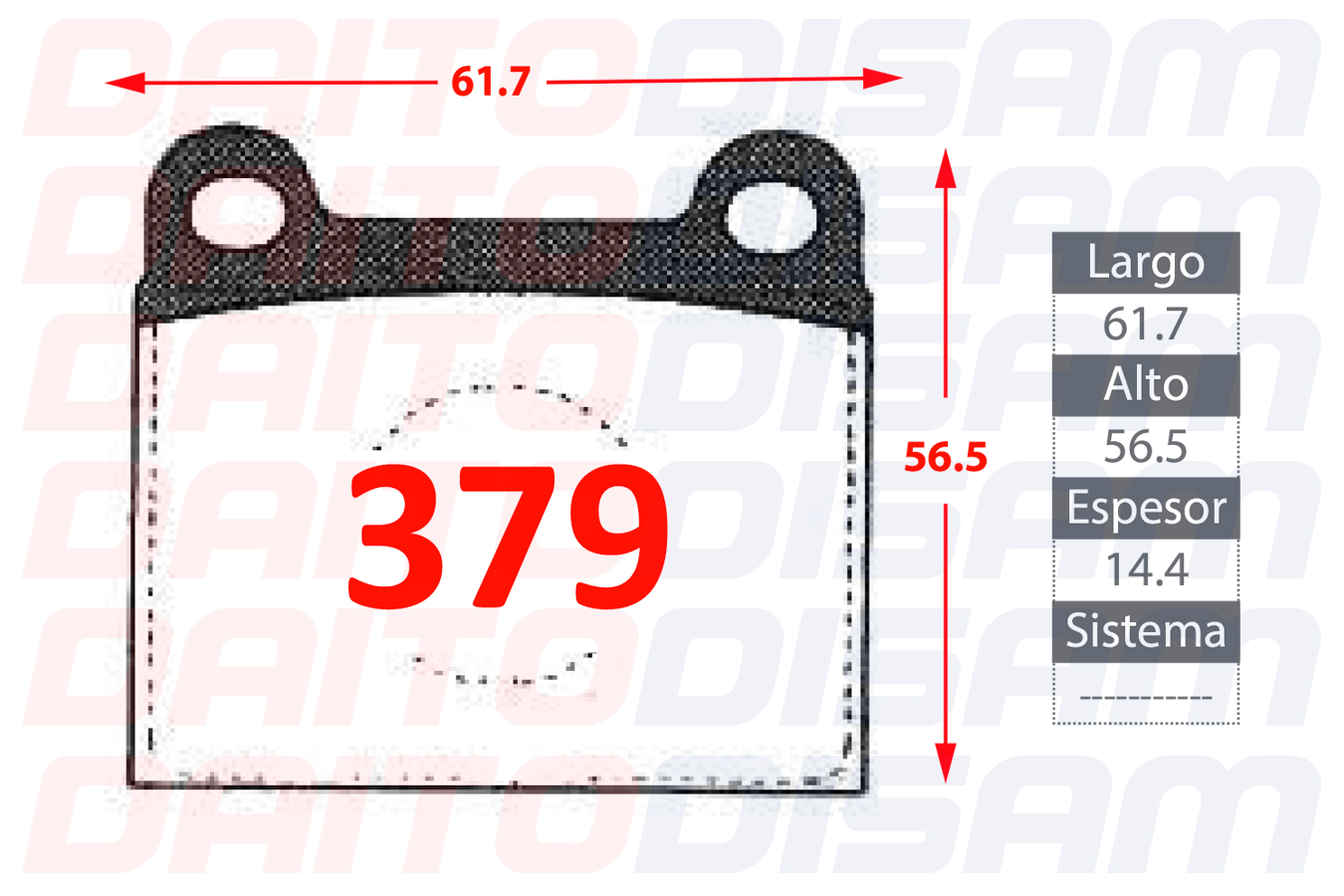 PASTILLAS FRENO DELANTERA (379)