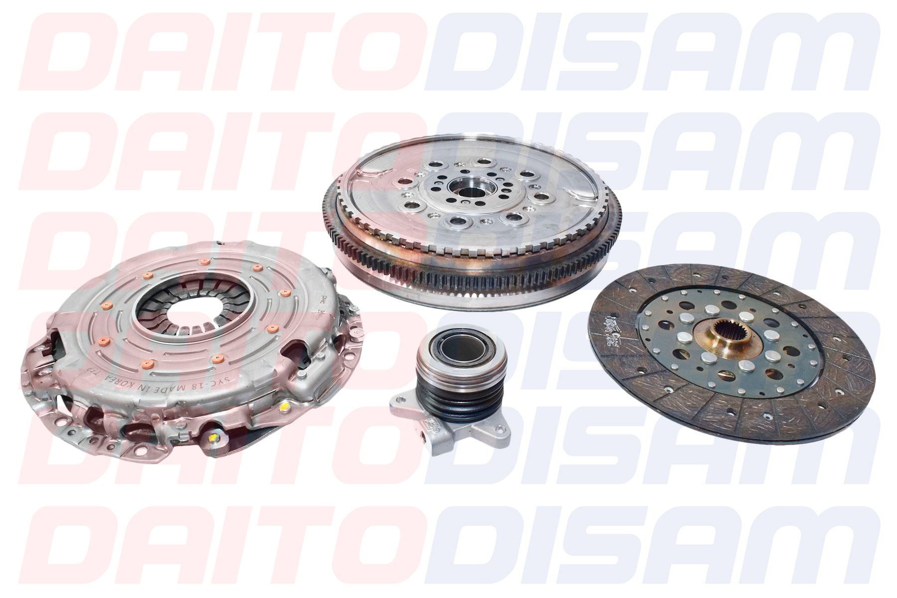 KIT EMBRAGUE + VOLANTE C/ROD 240 MM