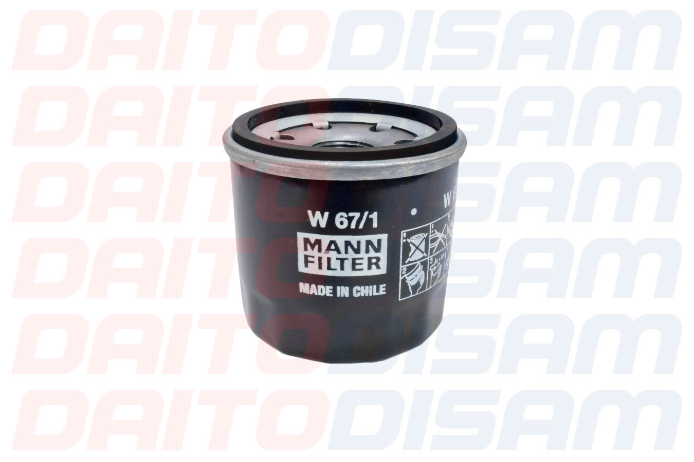 FILTRO ACEITE W 67/1 =W 67/80