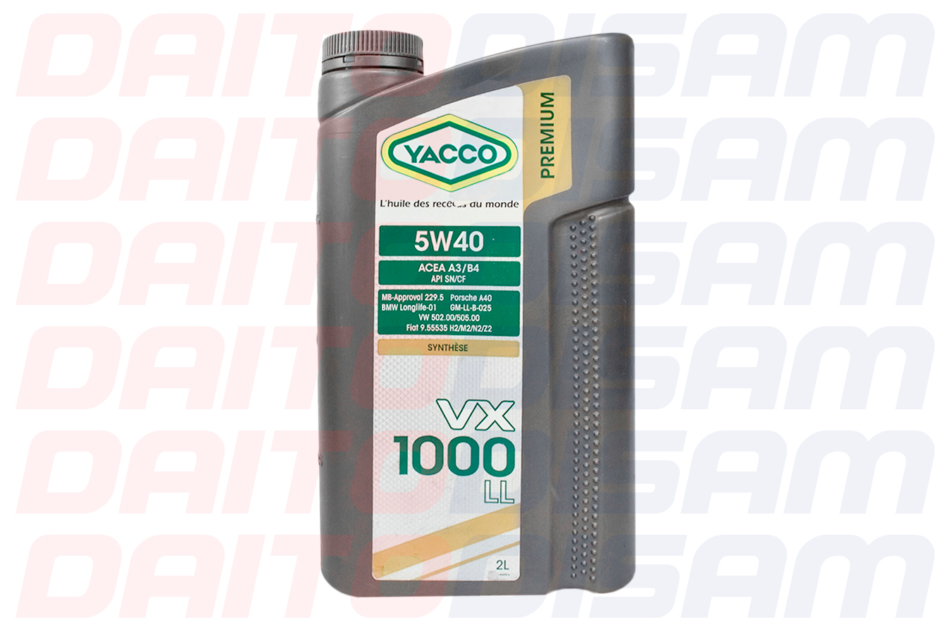 ACEITE YACCO 5W40 2LTS