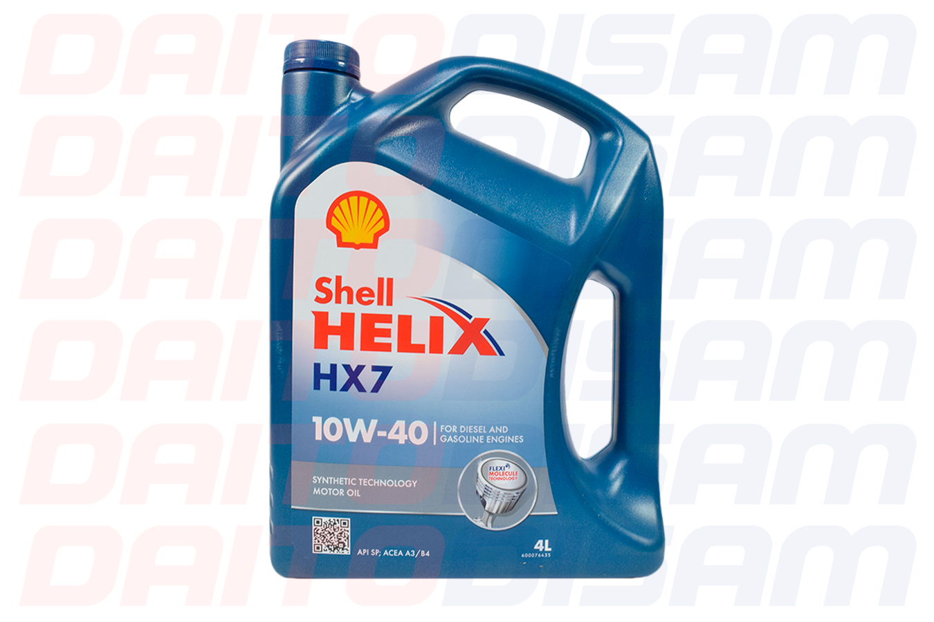 ACEITE SHELL 10W40 HX7 4LTS