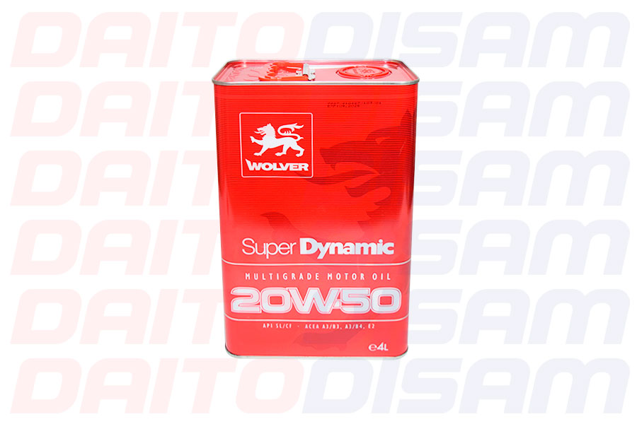 ACEITE ALEMAN WOLVER 20W50 4LTS