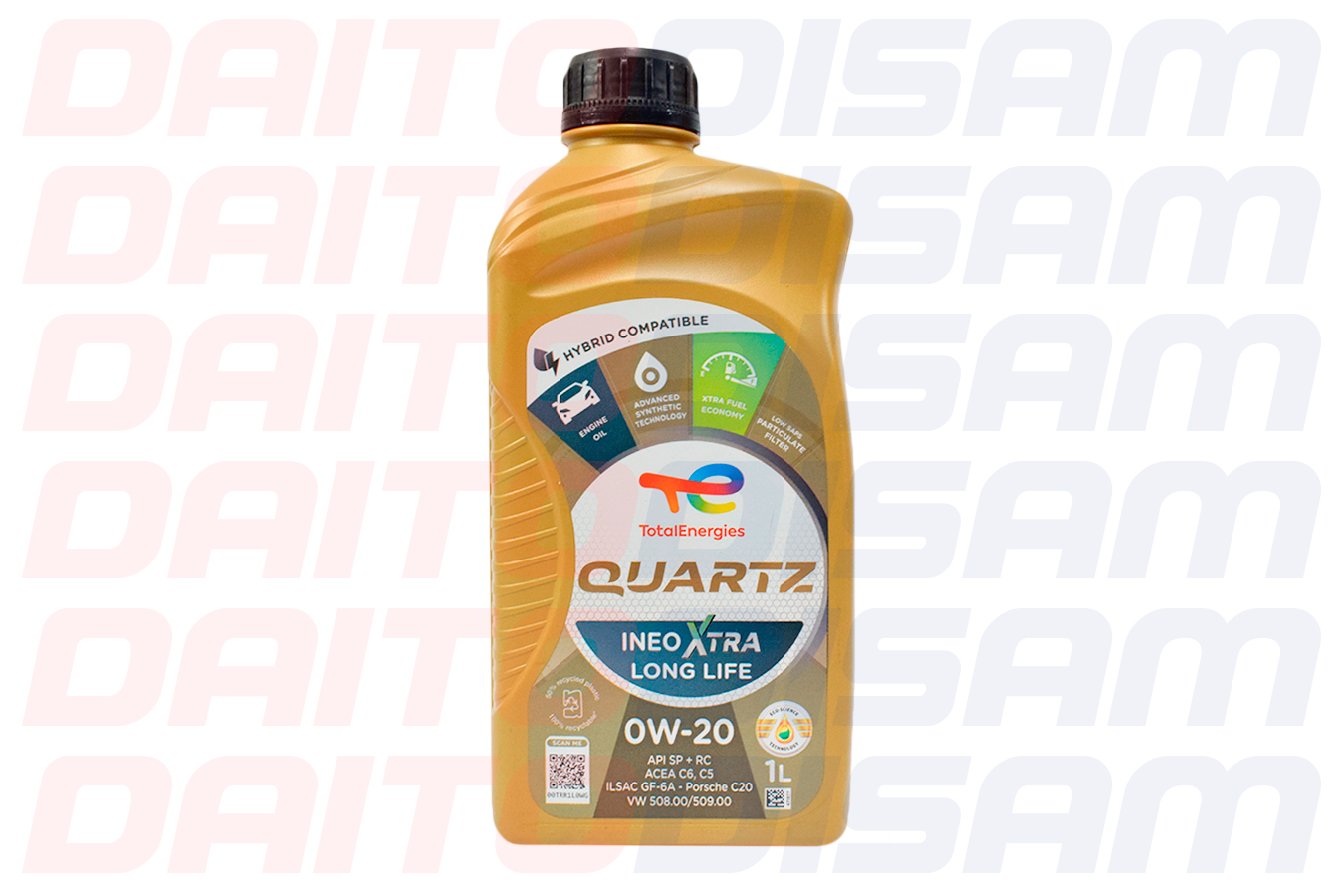 ACEITE TOTAL 0W20 1 LT