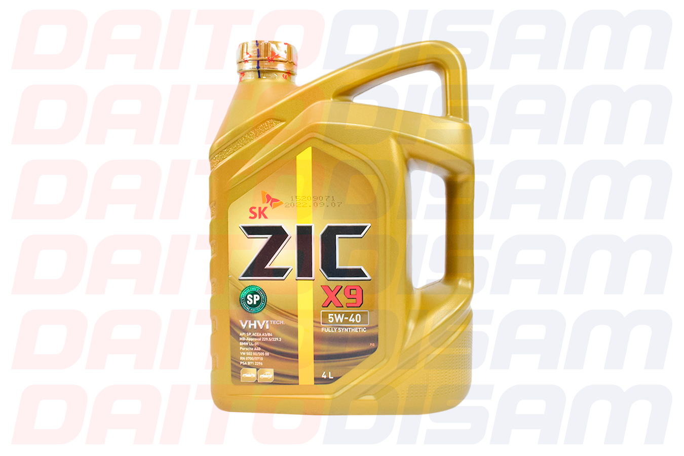 ACEITE ZIC 5W40 4 LTS