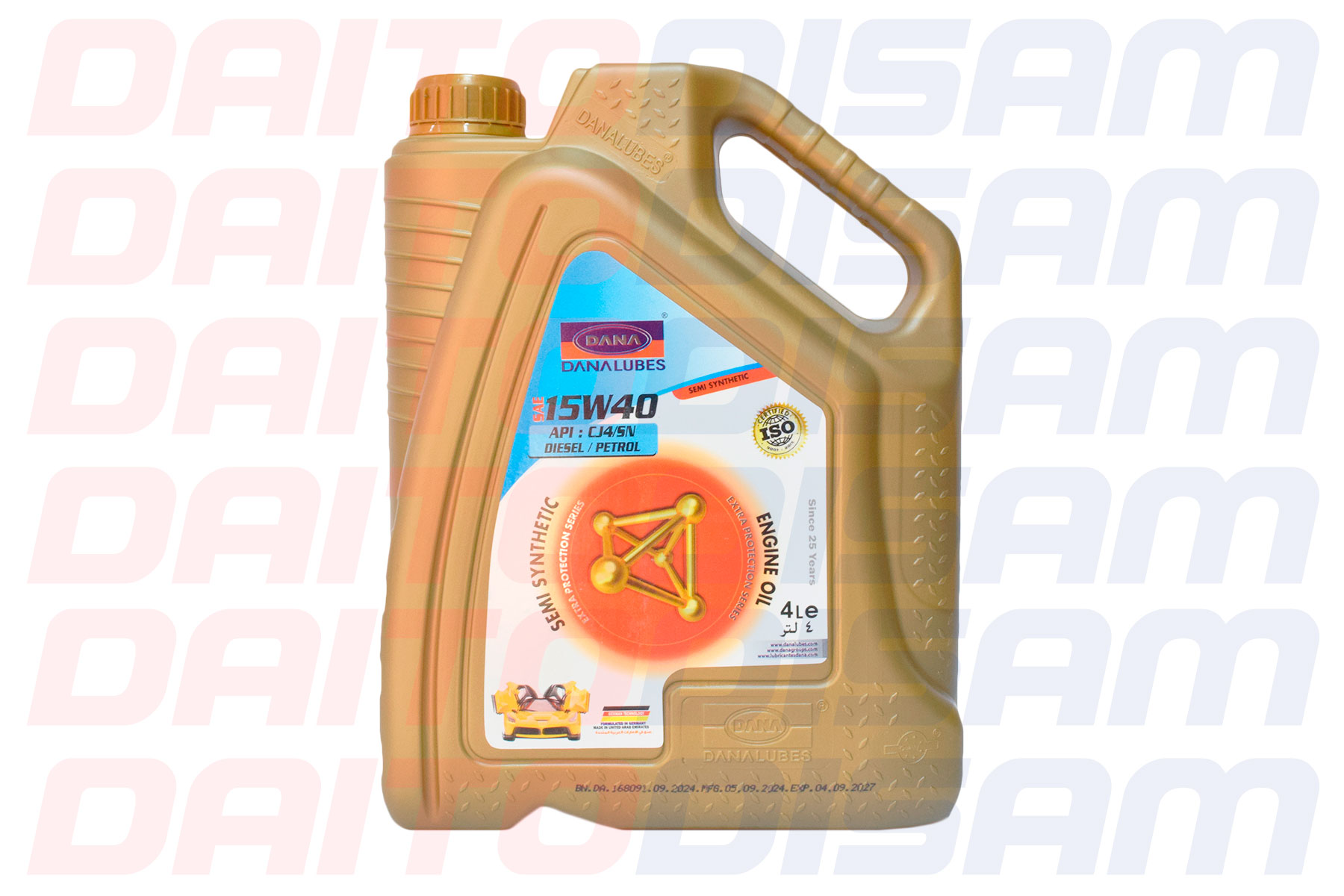ACEITE DANA 15W40 4 LT