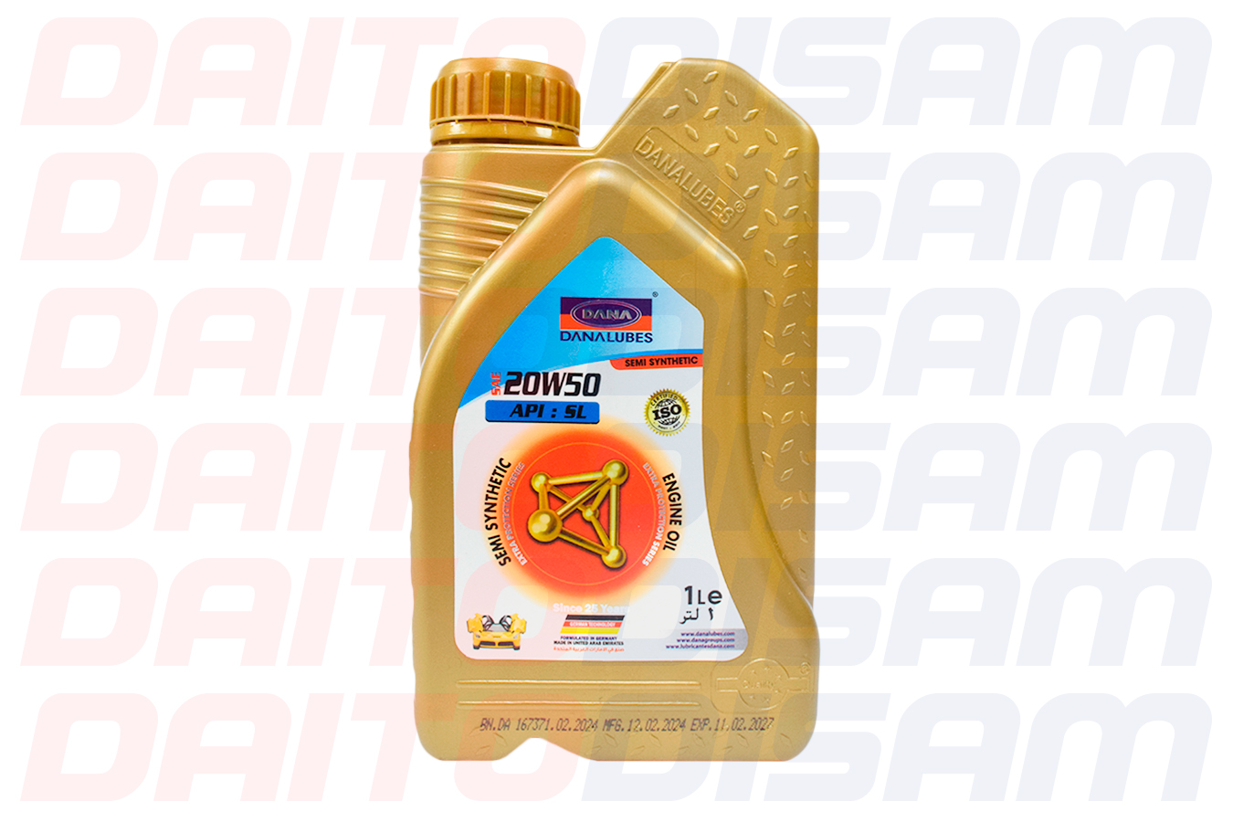 ACEITE DANA 20W50 1 LT