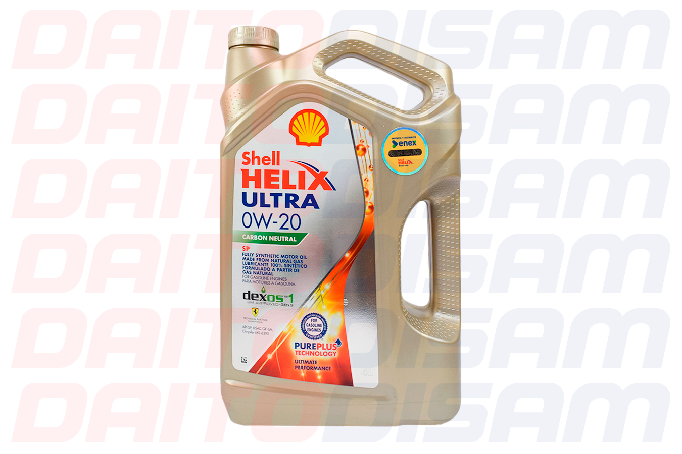 ACEITE SHELL HELIX ULTRA 0W-20 4 LTS