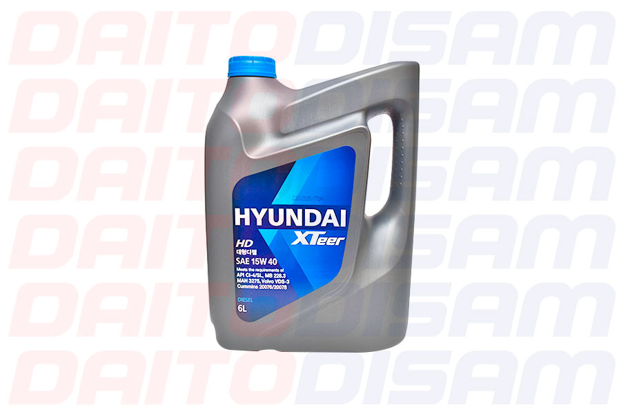 ACEITE HYUNDAI 15W40 6LTS