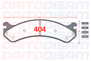 PASTILLAS FRENO DELANTERA (404)